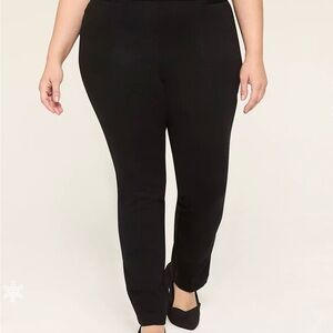 🌟NWT 🌟 Lane Bryant Black Straight Leg Pants 20 short